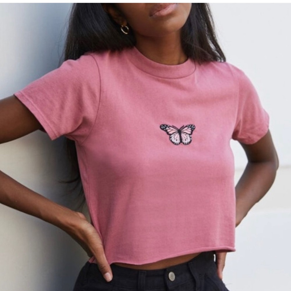 Helen Butterfly T-Shirt Brandy Melville